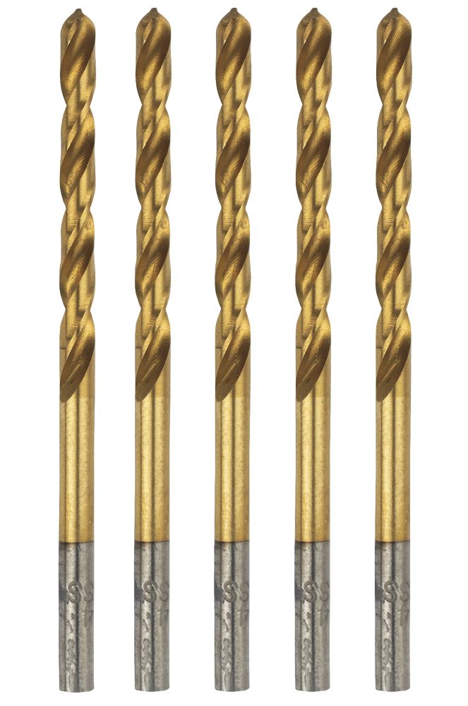 Erbauer Forets HSS meulés 1,5 x 40mm, lot de 5