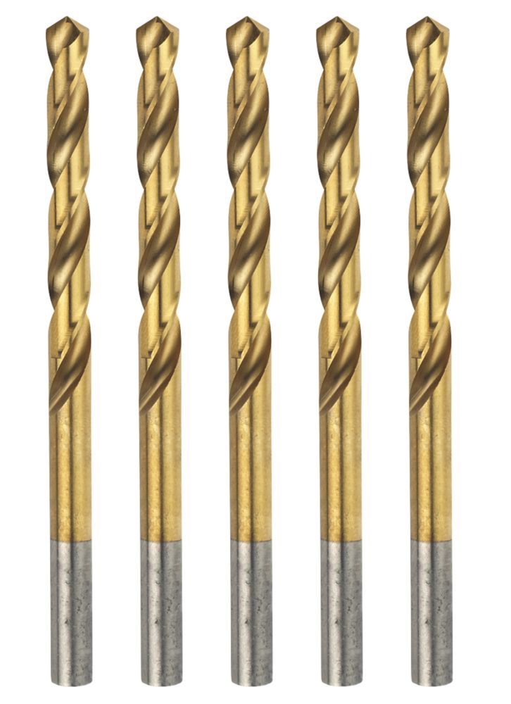 Erbauer Lot de 5 forets multi matériaux HSS meulés 5,5 x 93mm