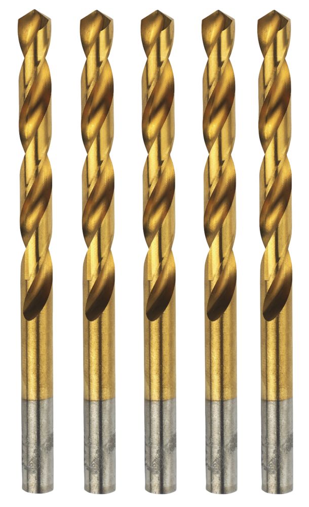 Erbauer Forets HSS meulés 10 x 133mm, lot de 5