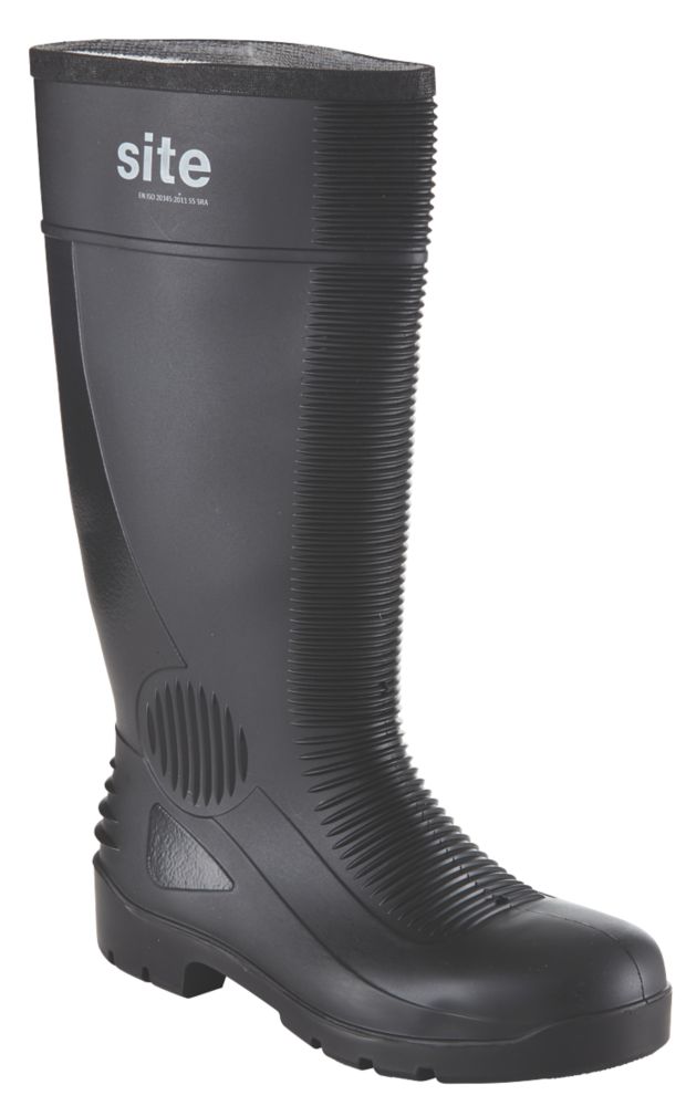Site Bottes en caoutchouc de sécurité S5 Trench noires pointure 43