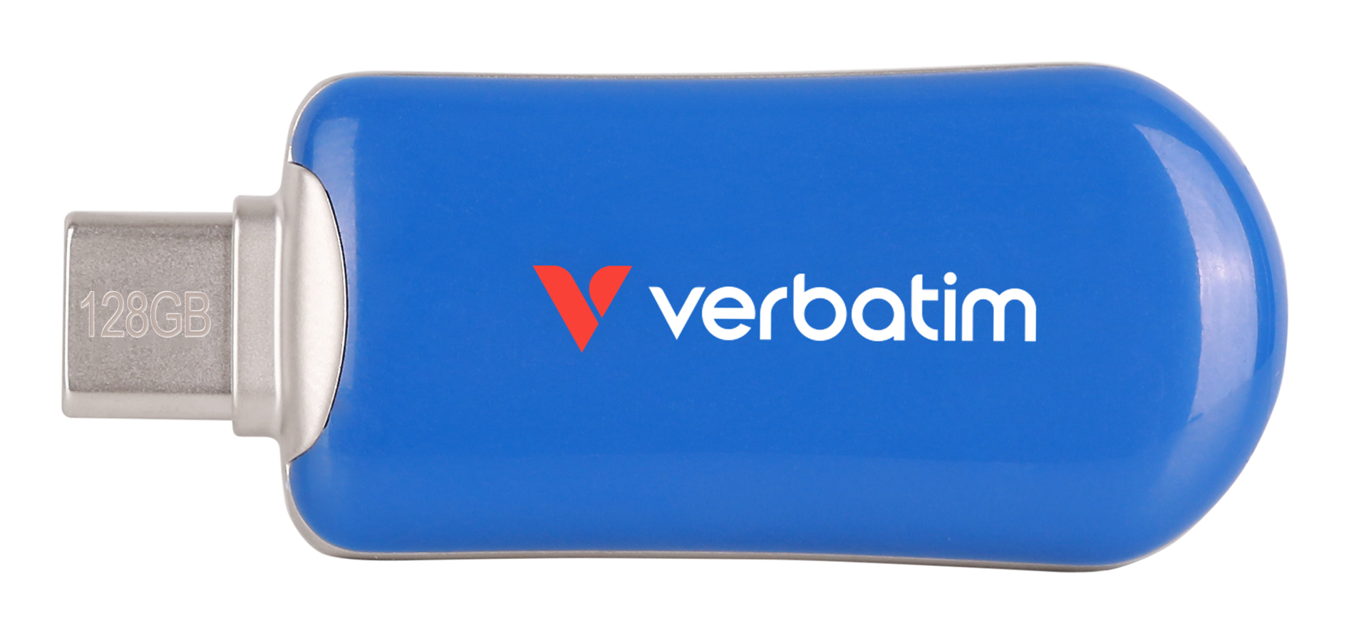 VERBATIM USB-Stick 128GB  3.2 Typ C Plectra Flash Drive blue