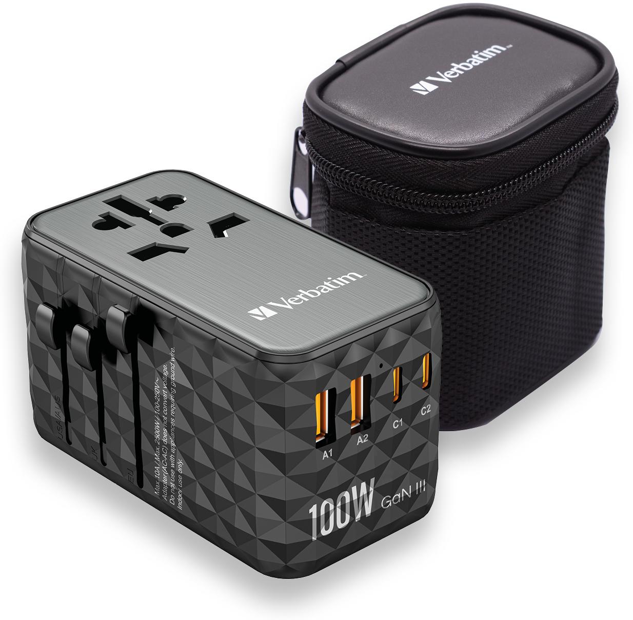 VERBATIM Adaptateur universel de voyage UTA-06 100W