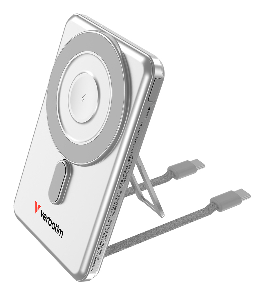 VERBATIM Charge ´n´ Go 2C Power Bank Magnetic Wir