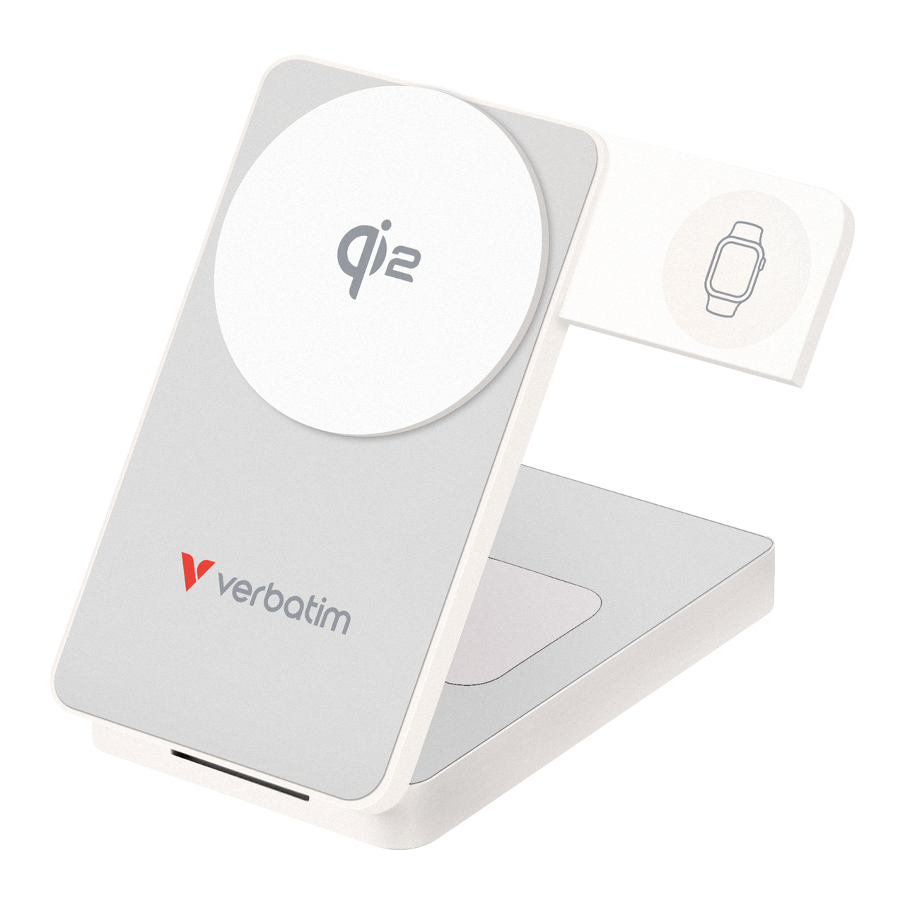 VERBATIM Charge´n´Go Qi2 Power Bank 10000 mAh white