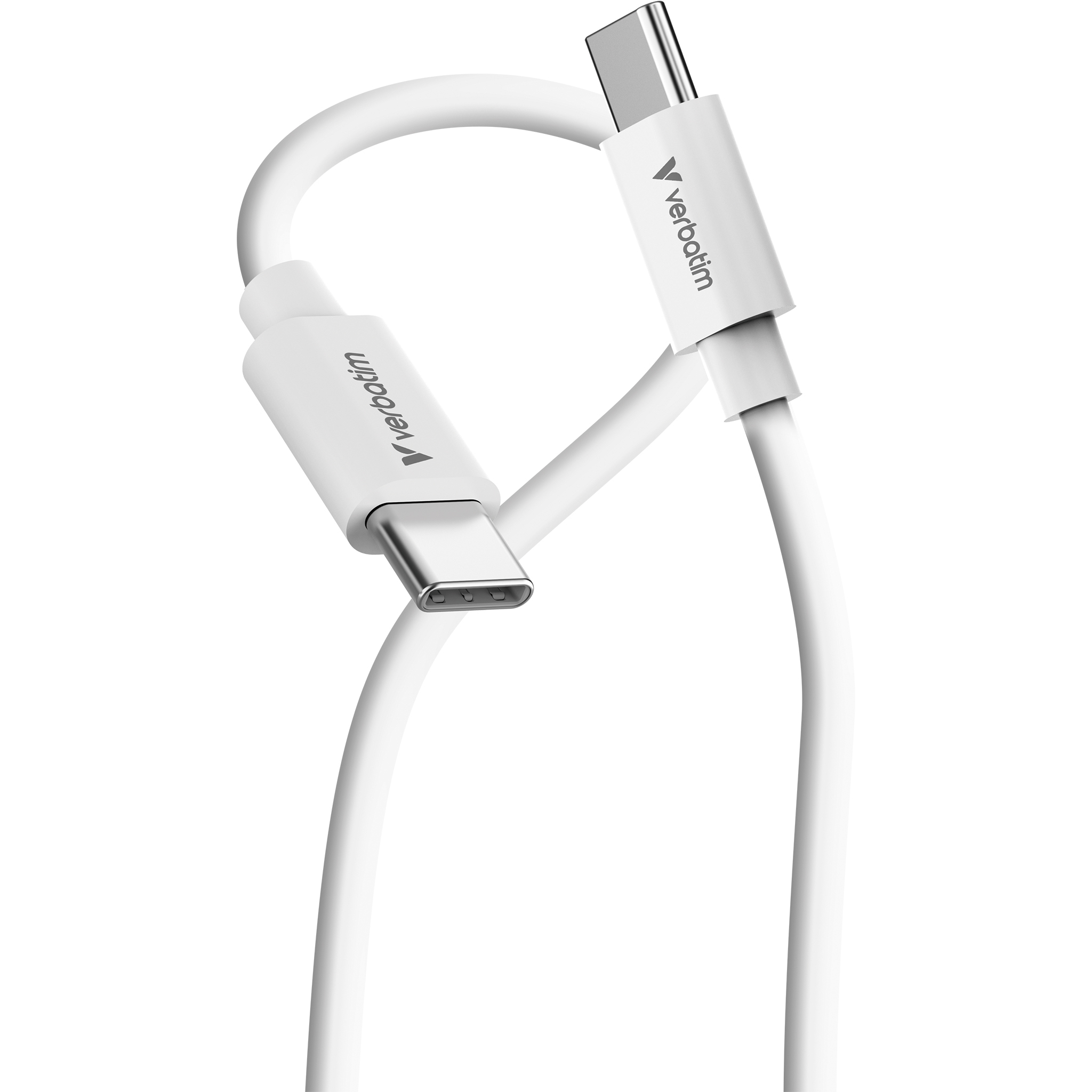 VERBATIM Cable  Essentials Sync & Charge USB-C 100W 3m (Blanc)