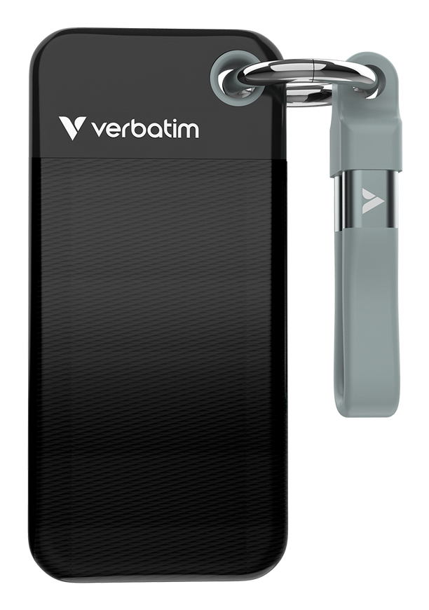 VERBATIM SSD 256GB  Pocket SSD USB 3.2 Gen 2 Black/Grey