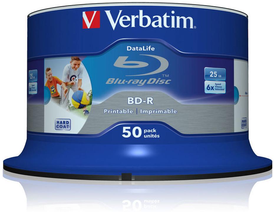 VERBATIM BD-R SL 25 GO VITESSE 6X IMPRIMABLE