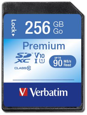 VERBATIM Premium Verbatim 256 Go SDXC Card