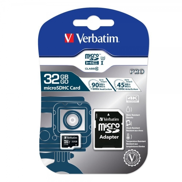 VERBATIM Pro 32GB microSDHC