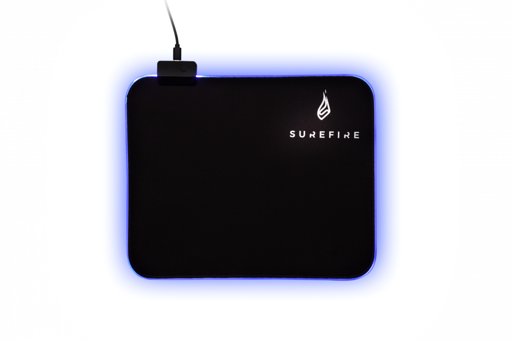 VERBATIM SUREFIRE SILENT FLIGHT RGB-320 GAMING MOUSE PAD WCF (P)