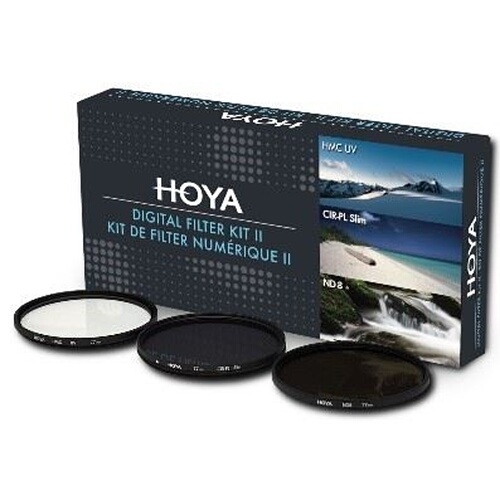 Hoya Jeu de Filtres DFK77 II (UV,PLC,ND) D77 mm