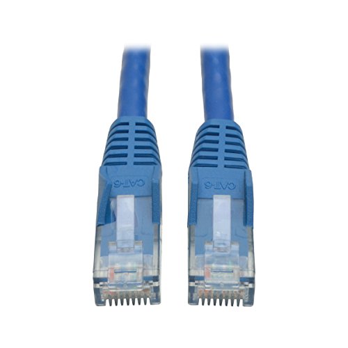 EATON Cable Ethernet Gigabit moule Snagless (UTP) Cat6 (RJ45 M/M), bleu, 0,61 m