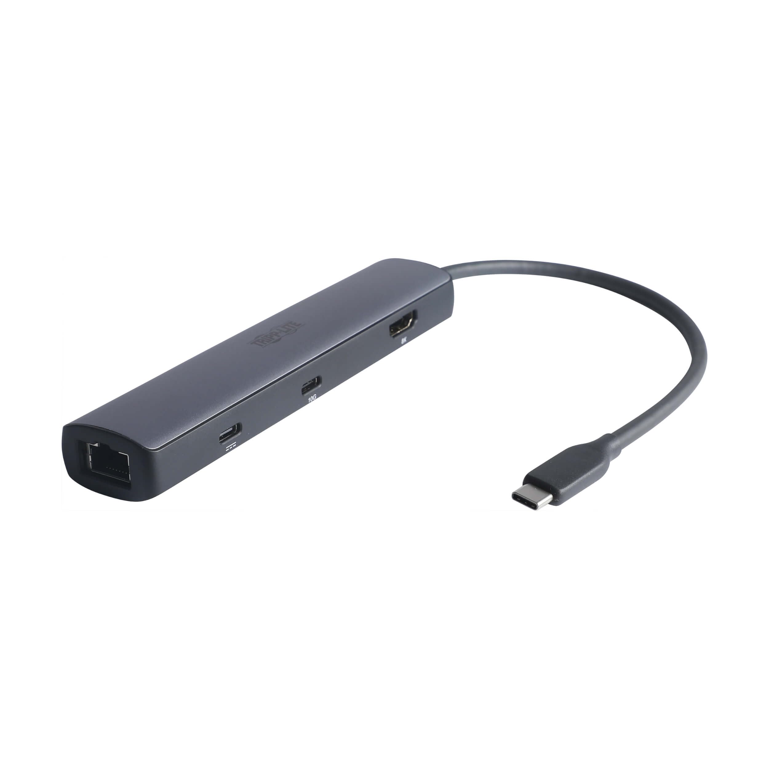 EATON Modèle du produit : USB-C Multiport Adapter 8K HDMI 3 USB Hub Ports Gigabit Ethernet 100W PD Charging HDR HDCP 2.3