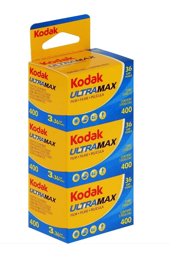 KODAK ULTRA MAX 400 135-36 Poses x 3 pack