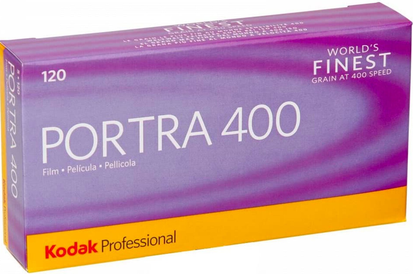 KODAK Modèle du produit : PACK DE 5 FILMS COULEUR PORTRA 400 120 X 5