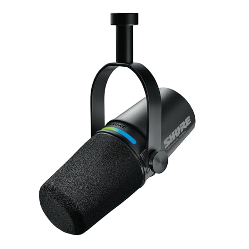 SHURE MV7i Microphone avec integriertem Interface