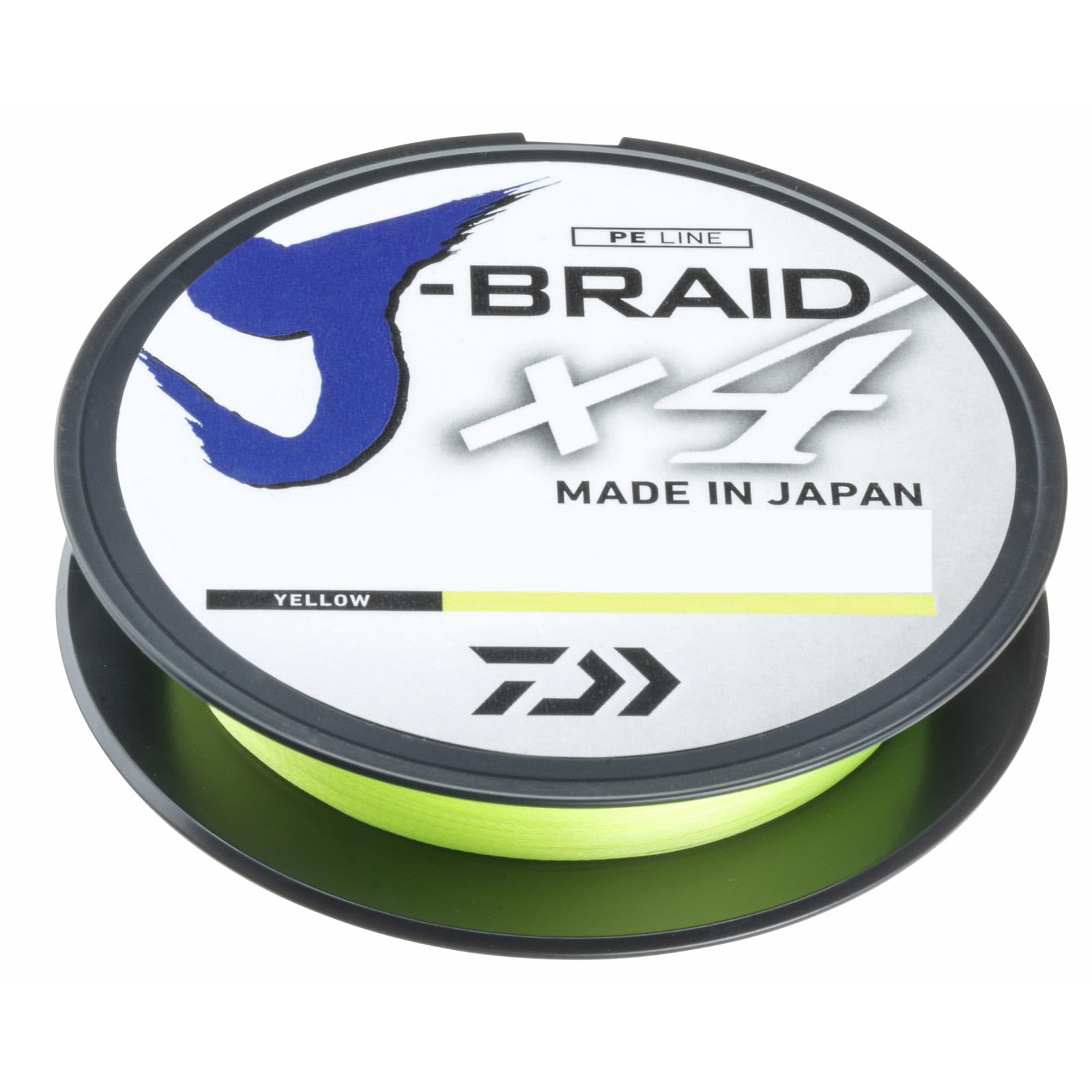 Daiwa J-Braid X4 Fil de pêche 135 m Jaune 0,15 mm