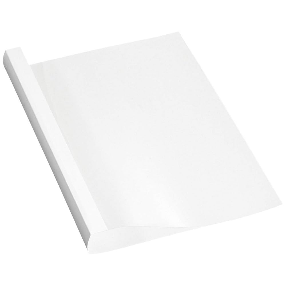 Fellowes A4 THERMAL COVER 25MM WHITE 50PK