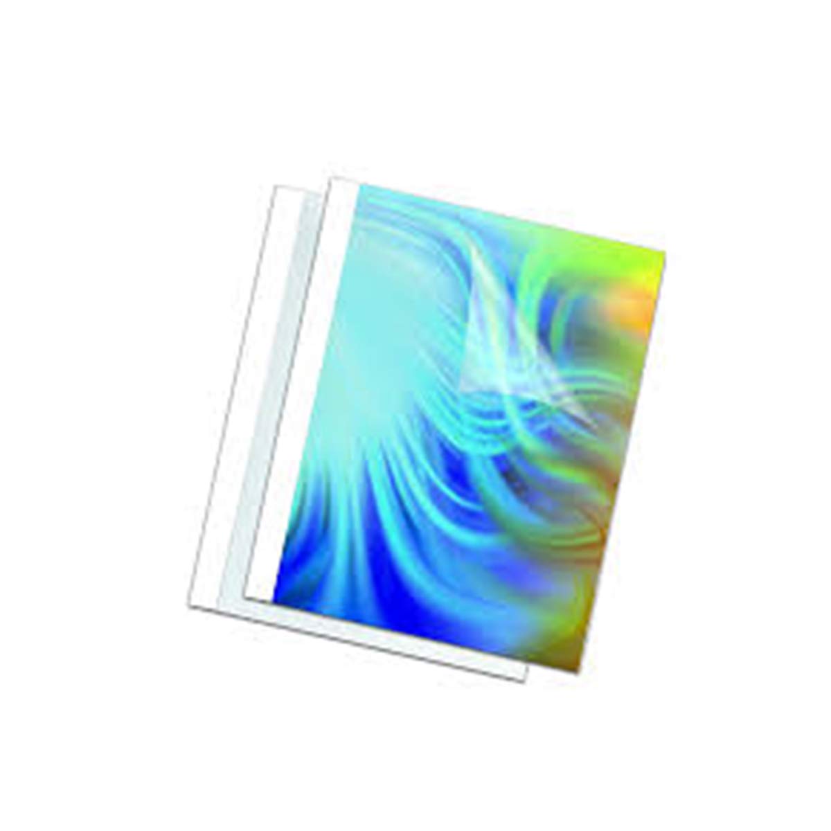 Fellowes STANDING THERMAL COVER WHITE 8MM 100PK