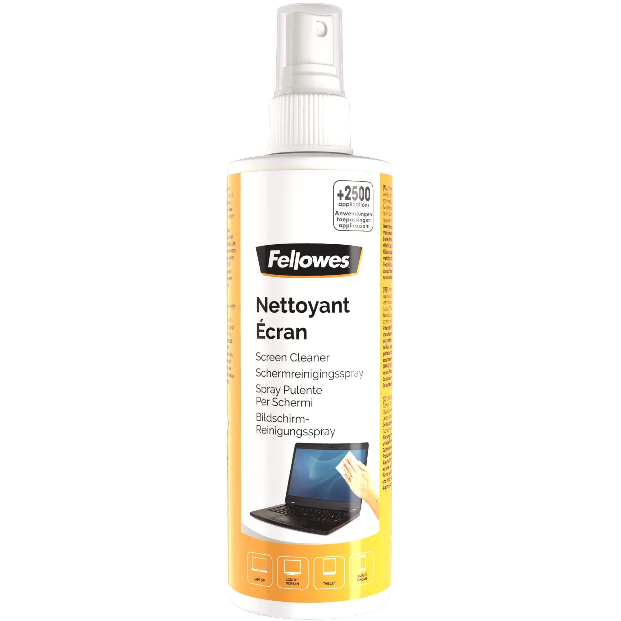 Fellowes Spray de nettoyage d'écran - 250 ml