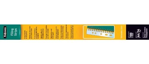 Fellowes Abheftstreifen für Drahtbindung 100er Pack