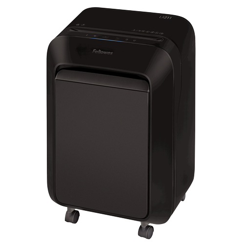 Fellowes DESTRUCTEUR MICROSHRED LX211 NOIR COUPE MICROPARTICULES 230V EU/UK