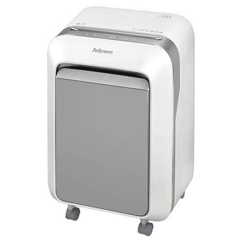 Fellowes DESTRUCTEUR MICROSHRED LX211 BLANC COUPE MIRCROPARTICULES 230V EU/UK