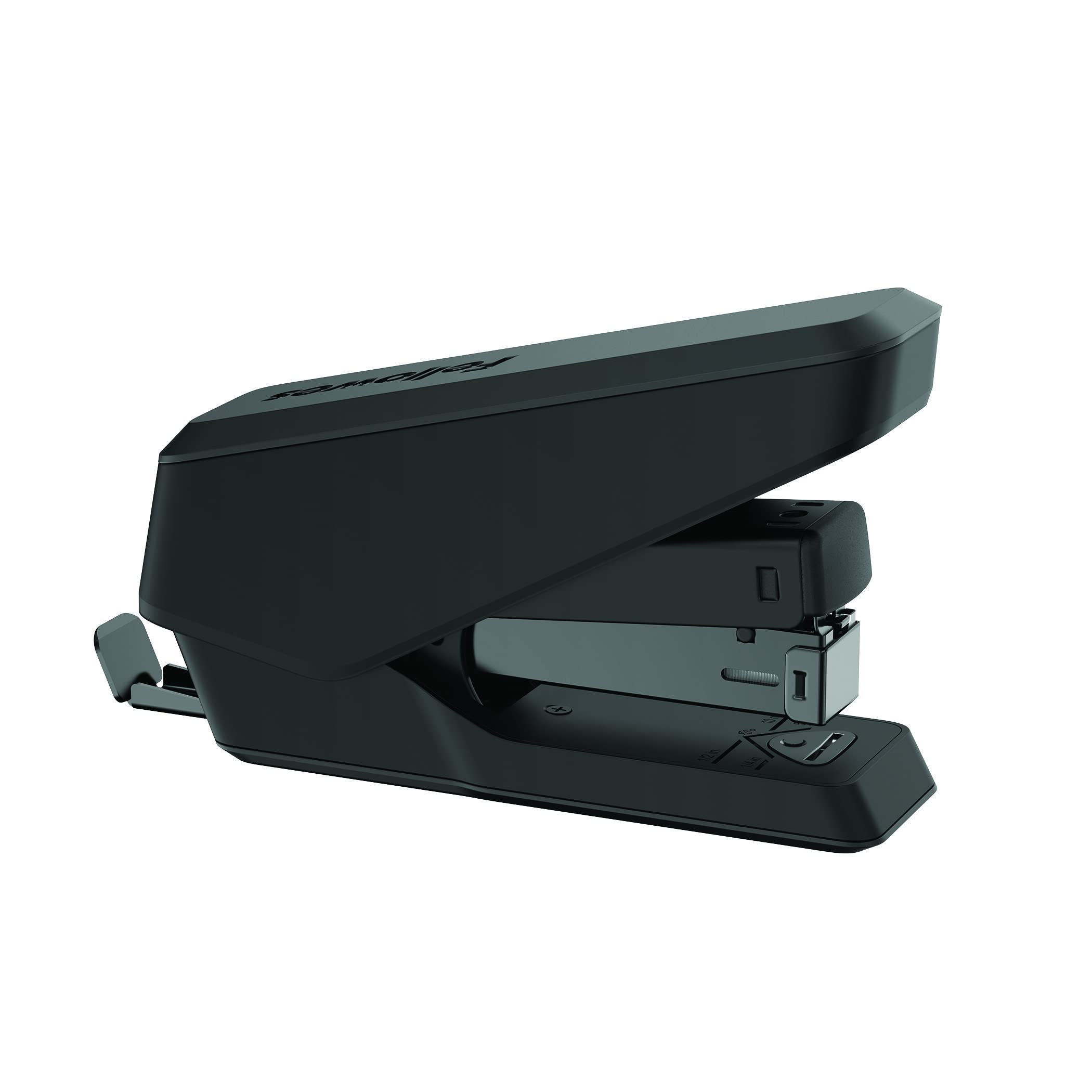 Fellowes LX840 Half Strip Stapler Black