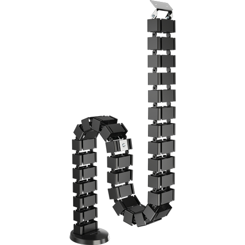 Fellowes Kabelwirbelsäule 128,8x12,9cm magnetisch schwarz