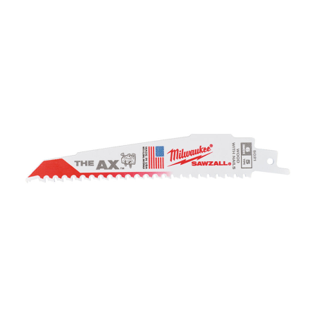 Milwaukee Lot de 25 lames de scie sabre AX Bois avec clous 150mm