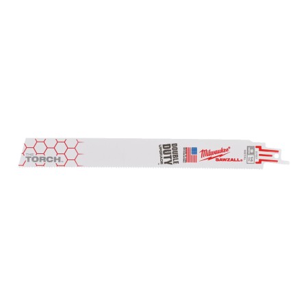 Milwaukee Lot de 5 lames de démolition métal TORCH 230mm 14 TPI