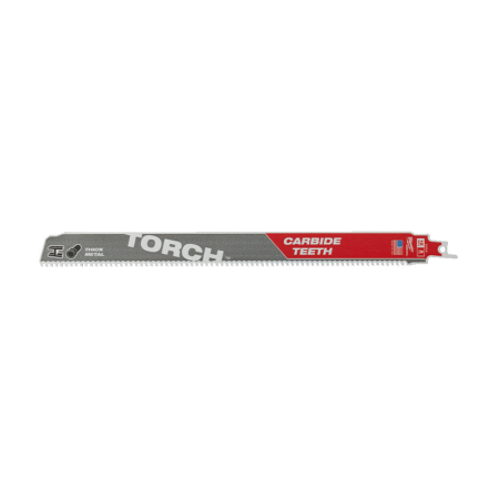 Milwaukee Lame de scie sabre TCT TORCH 8T Métal 300mm