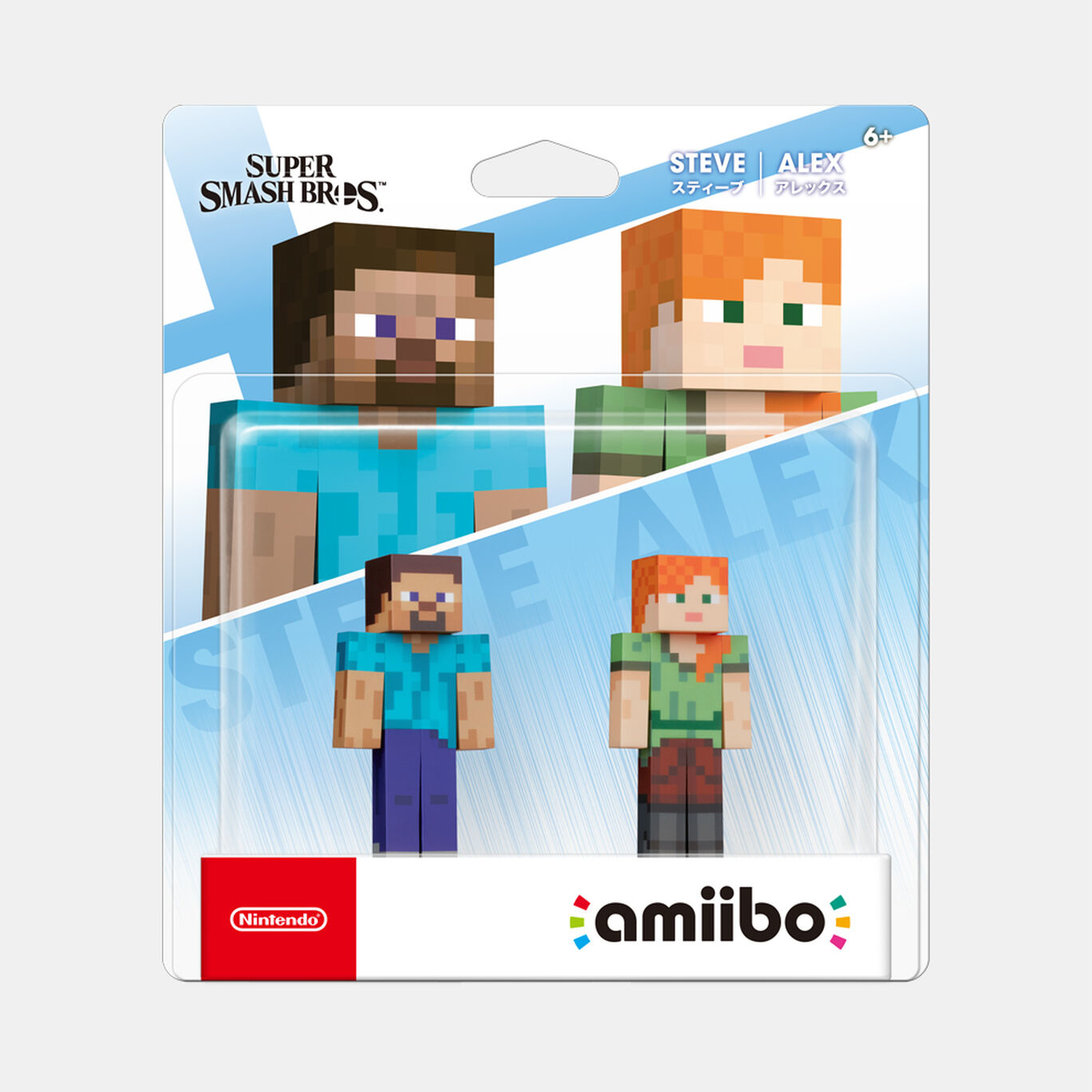 Nintendo figurine amiibo n89 steve et alex