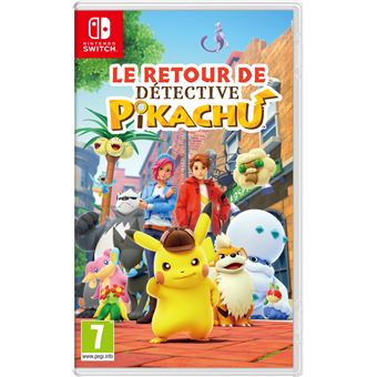 Nintendo jeu switch le retour de detective pikachu