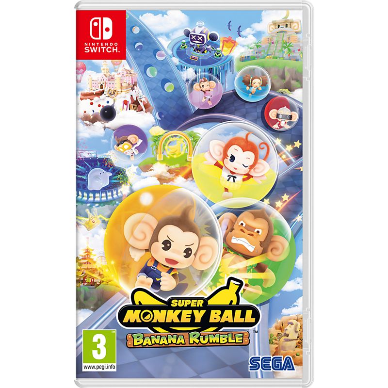 Nintendo jeu switch super monkey ball banana rumble