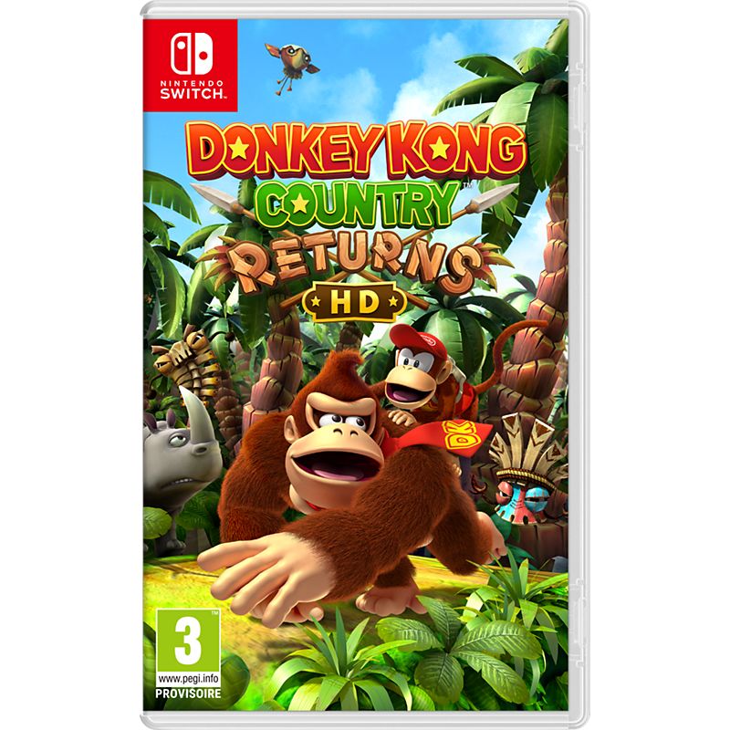 Nintendo jeu switch donkey kong country returns hd