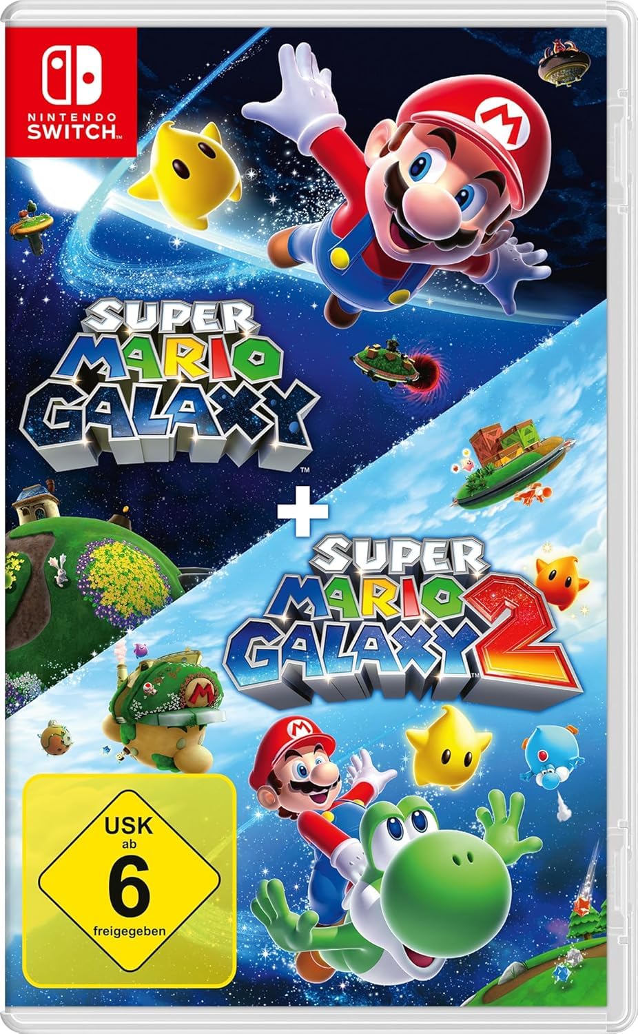 Nintendo Super Mario Galaxy + Super Mario Galaxy 2-Spiel