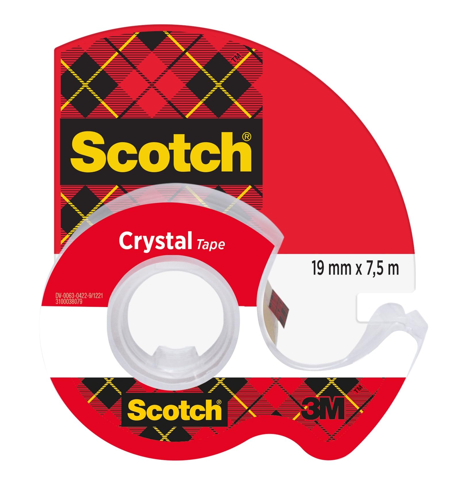 3M Ruban adhésif invisible 3M Scotch Crystal 7,5 m