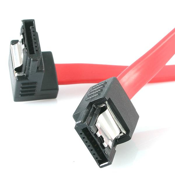 STARTECH StarTech.com 12in Latching SATA to Right Angle SATA Serial ATA Cable (LSATA12RA1)
