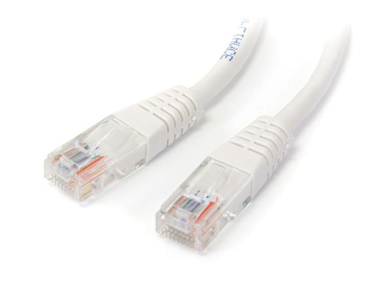 STARTECH Câble Patch UTP Cat5e de 15 m avec RJ45 Moulé Blanc