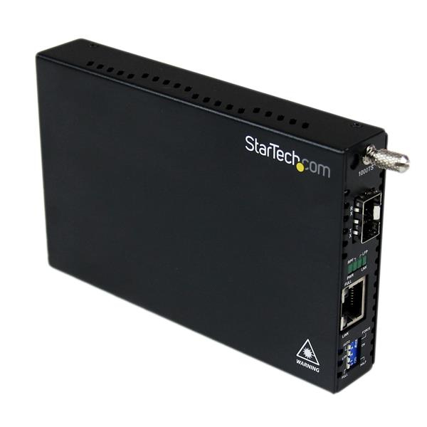 STARTECH StarTech.com Convertisseur RJ45 Gigabit Ethernet sur Fibre Optique avec SFP Ouvert