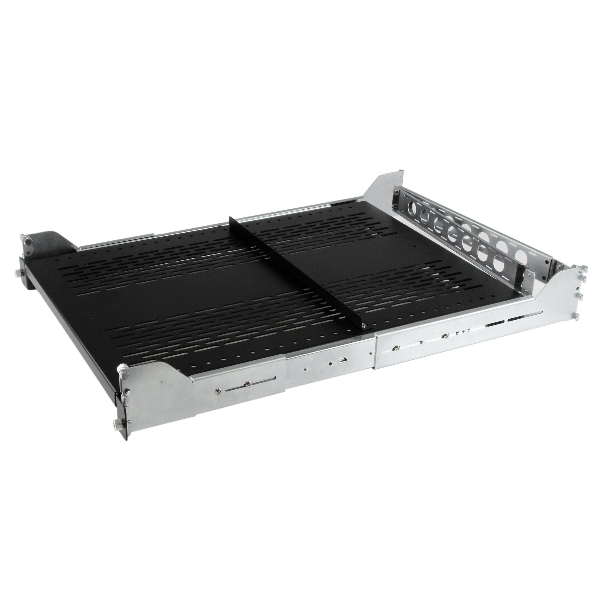 STARTECH StarTech.com Étagère coulissante ventilée 2U pour rack de serveur avec bras de gestion de câbles