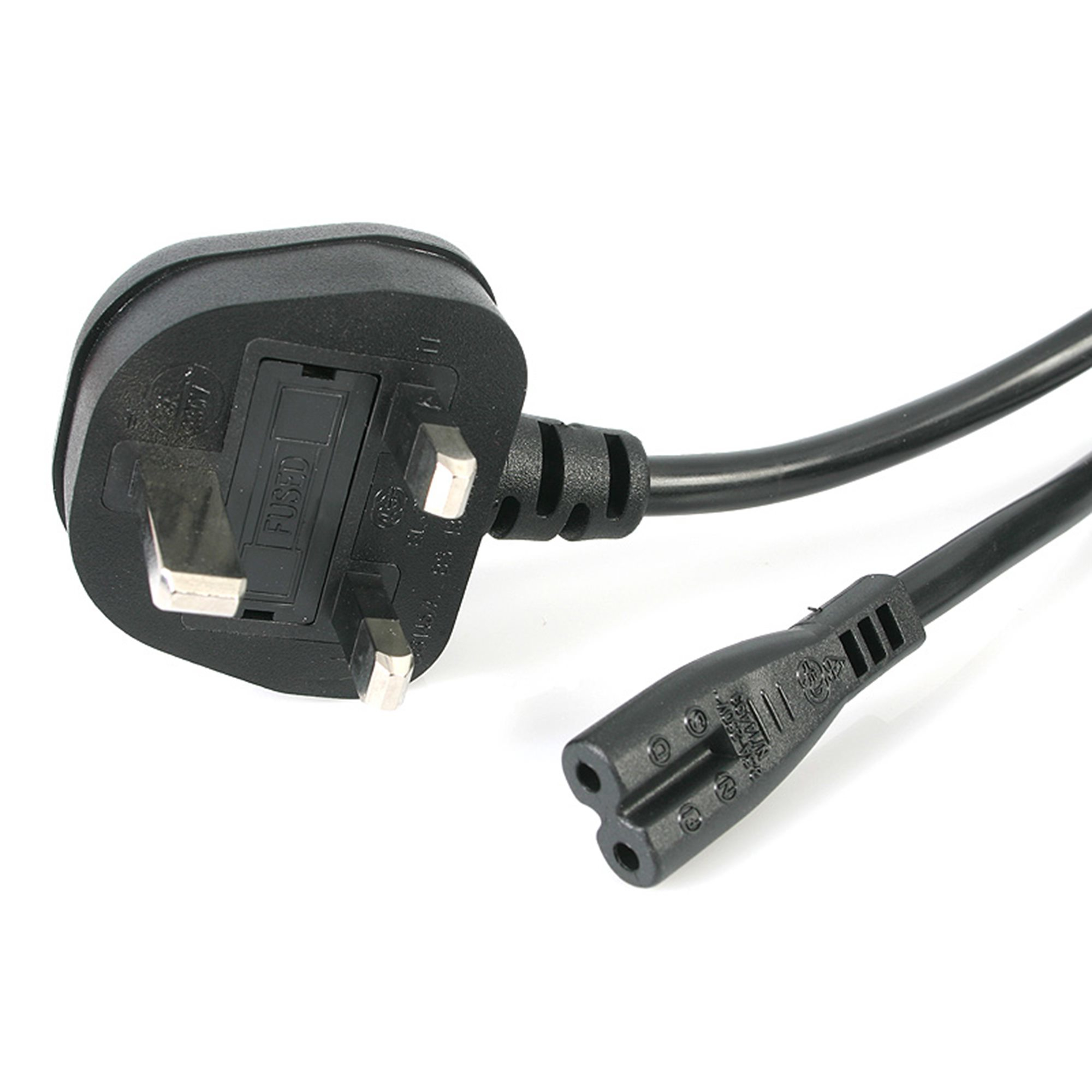 STARTECH StarTech.com Cordon d'alimentation bipolaire BS1363 vers IEC 320 C7 de 1m pour PC portable