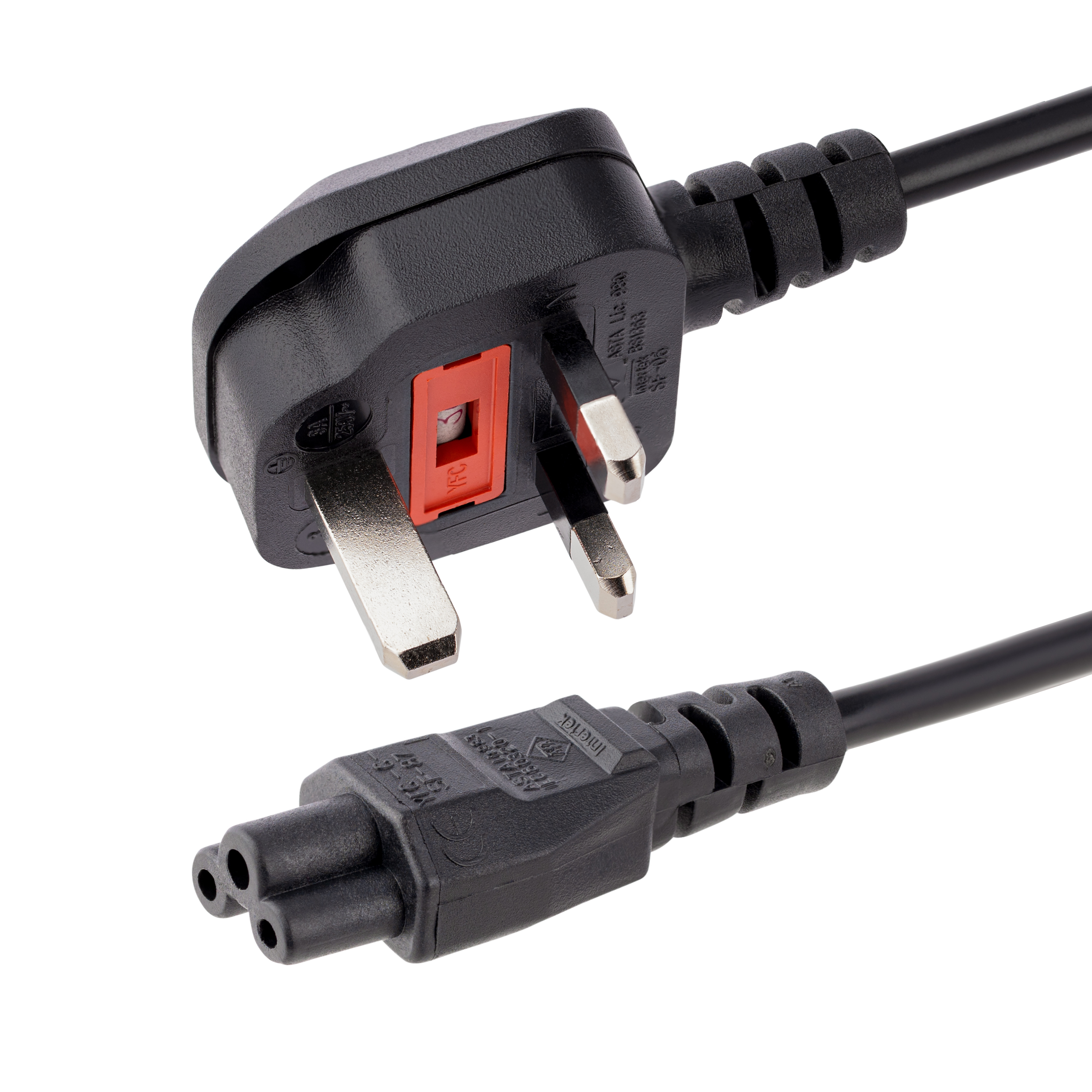 STARTECH StarTech.com Cordon d'alimentation en trèfle BS1363 vers IEC 320 C5 2m pour PC portable