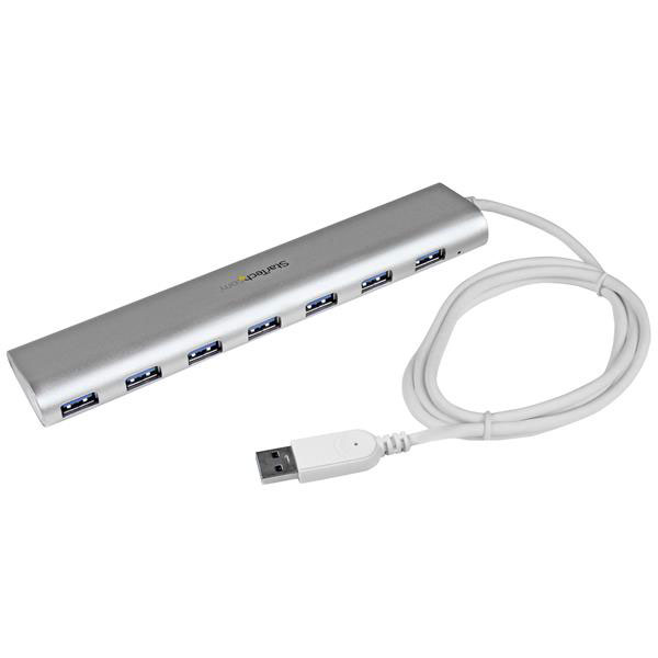 STARTECH Hub USB 3.0 compact à 7 ports avec câble intégré