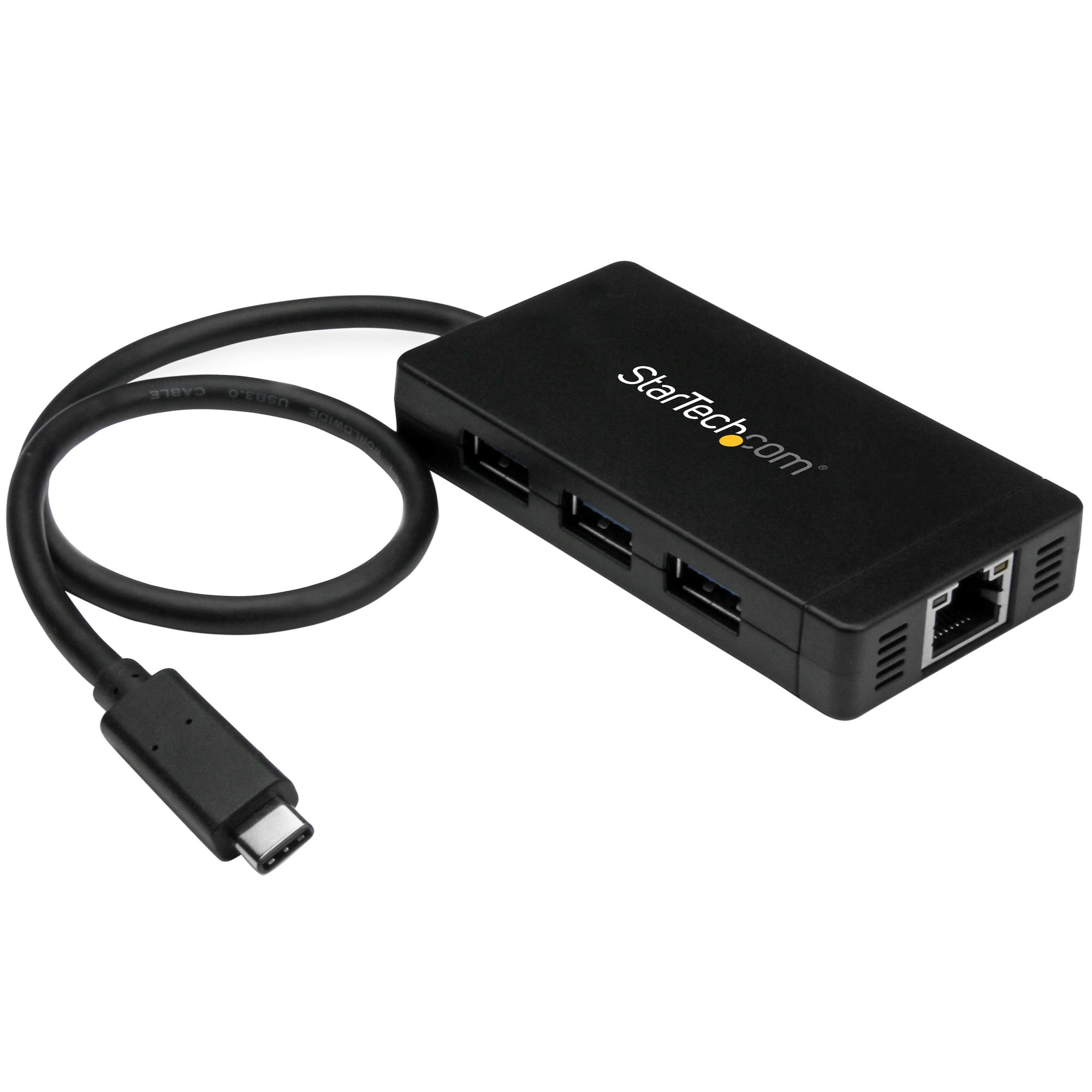 STARTECH StarTech.com Hub USB-C à 3 ports avec Gigabit Ethernet
