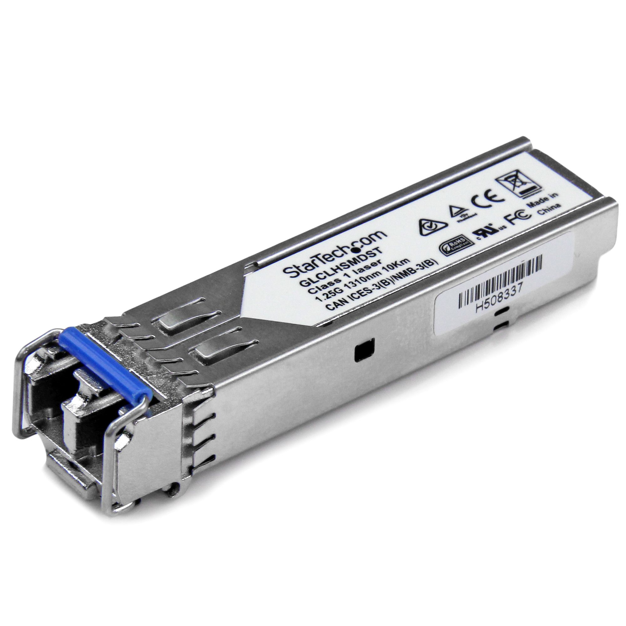 STARTECH StarTech.com Module transceiver SFP Mini-GBIC fibre optique monomode LC Gigabit DDM, compatible Cisco
