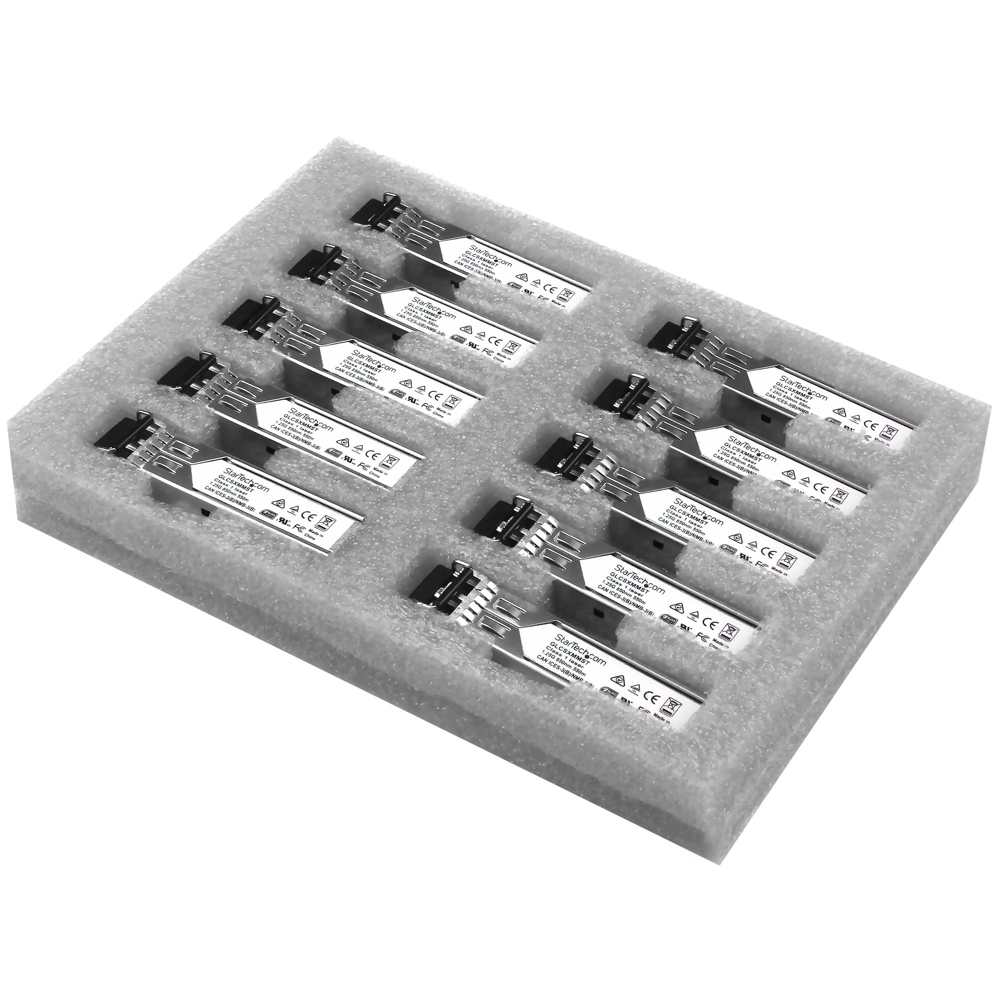 STARTECH StarTech.com Paquet de 10 modules de transceiver SFP à fibre optique Gigabit