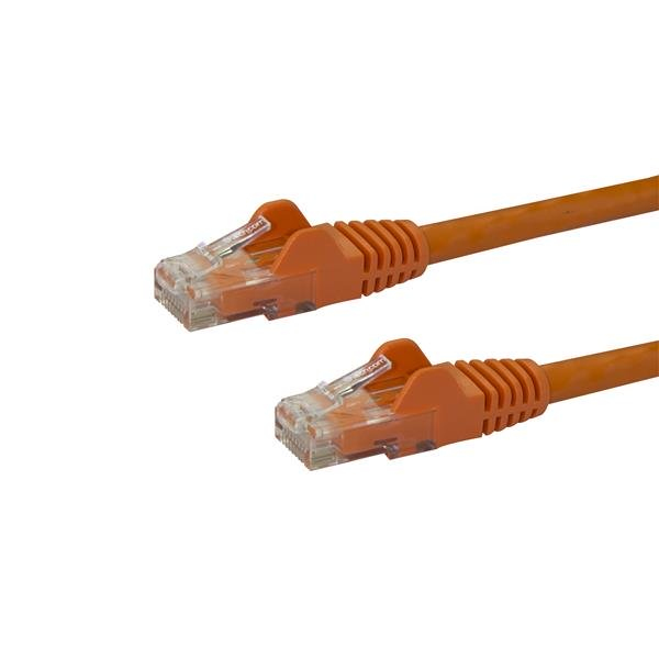 STARTECH Câble réseau Cat6 UTP sans crochet - 50 cm Orange