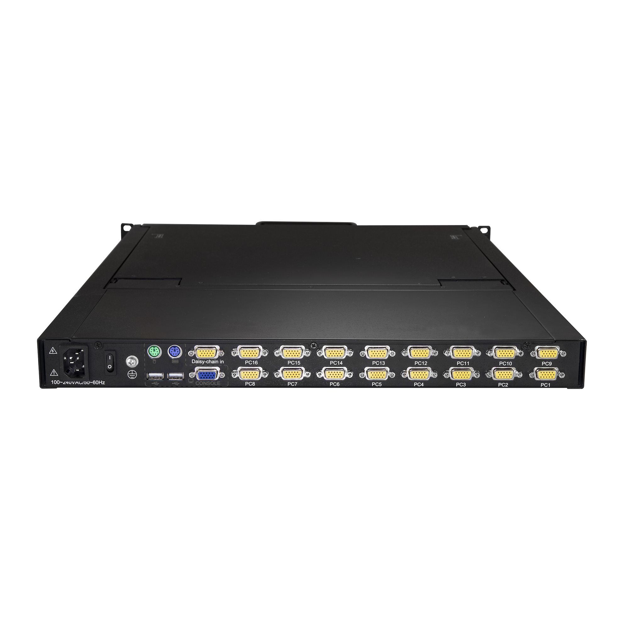 STARTECH 16 Port Rackmount KVM Console with 19